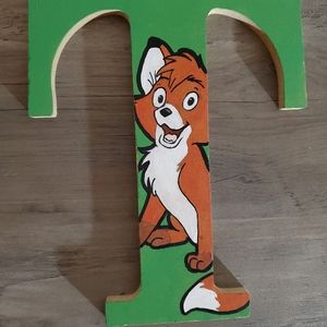 Hand painted Todd Fox & Hound letter art
